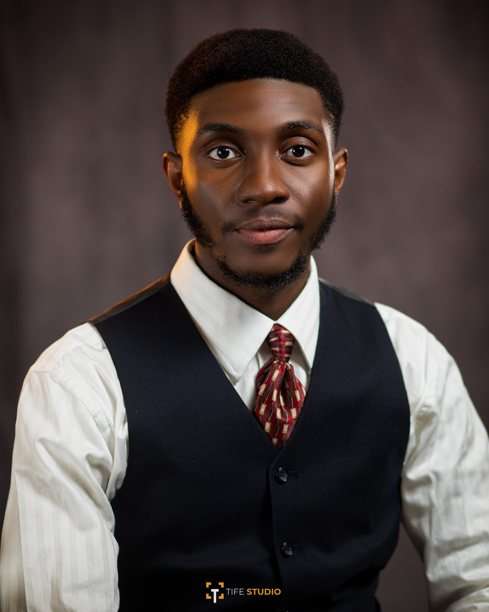 Classic headshot - vest and tie